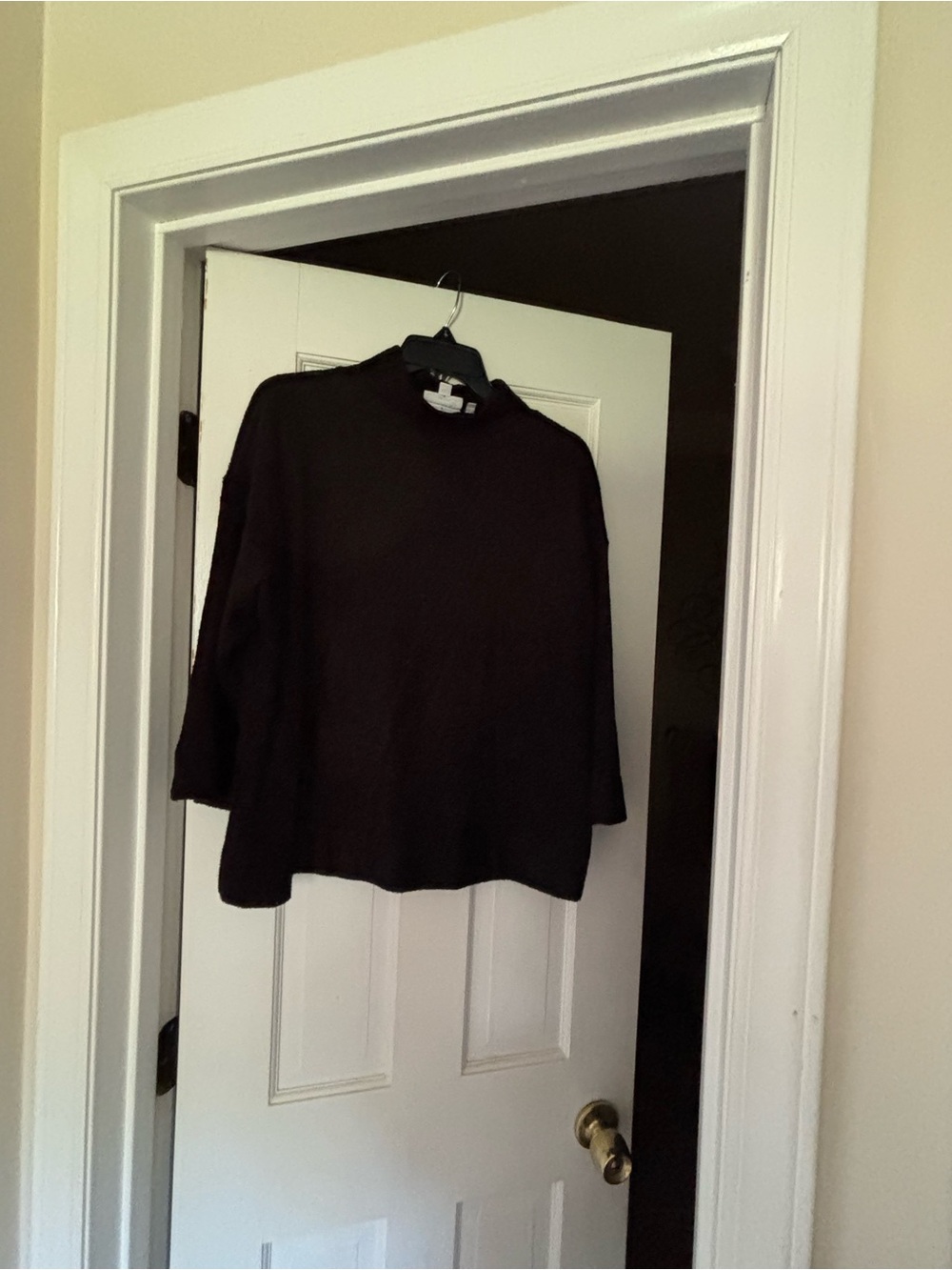 Chico's Black Mock Turtleneck Sweater